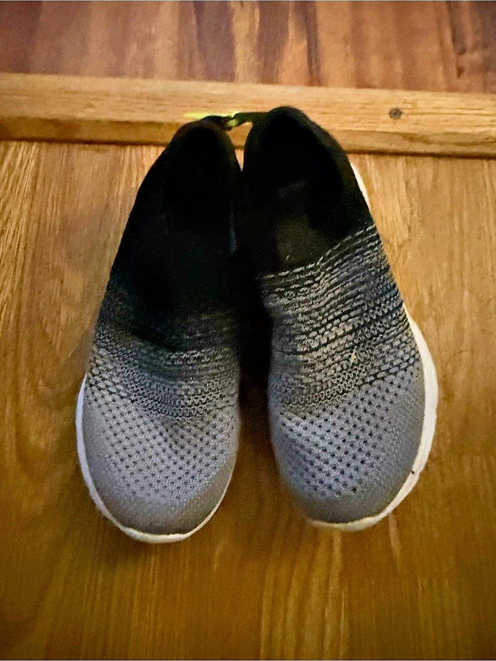 Toddler Black Knit Sneakers